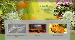 Desktop Screenshot of landhaus-mehren.de